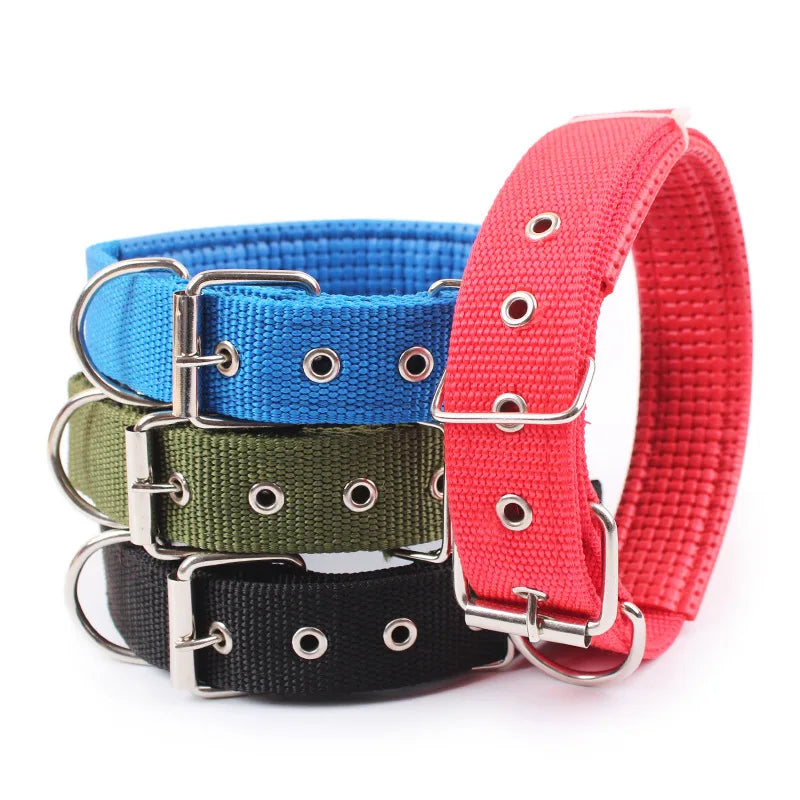 Adjustable Nylon Dog Collar – Durable Everyday Collar for Small, Medium & Large Dogs