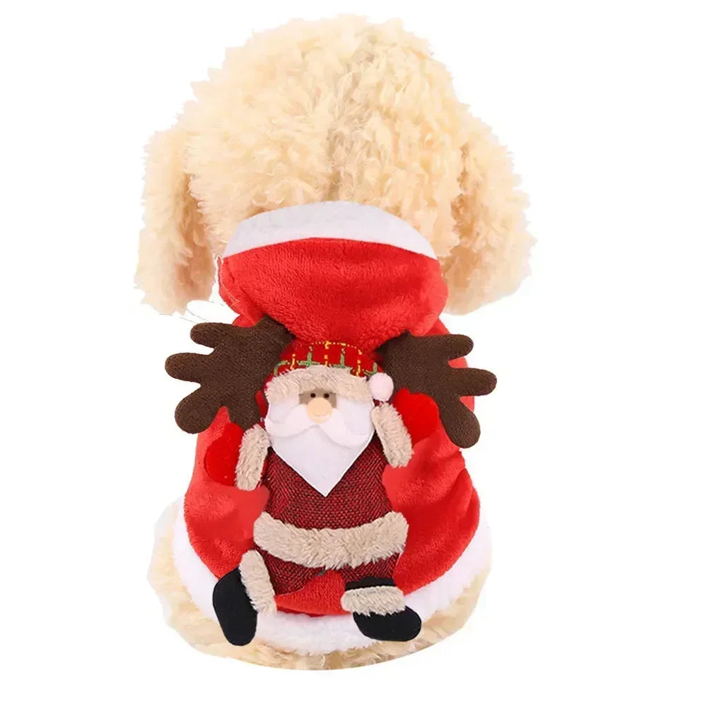 Christmas Tree Dog Hoodie – Festive Pet Outfit