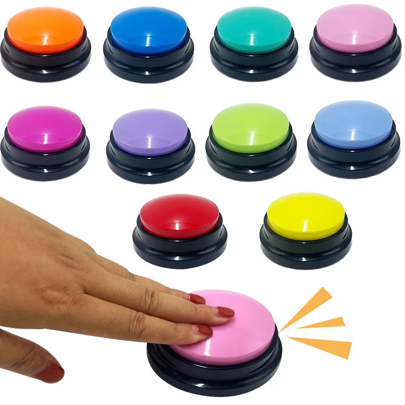Recordable Dog Talking Button – Interactive Voice Training Toy for Dogs