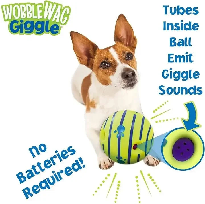 Interactive Giggle Dog Ball – No Battery Sound Toy for Mental Stimulation & Play