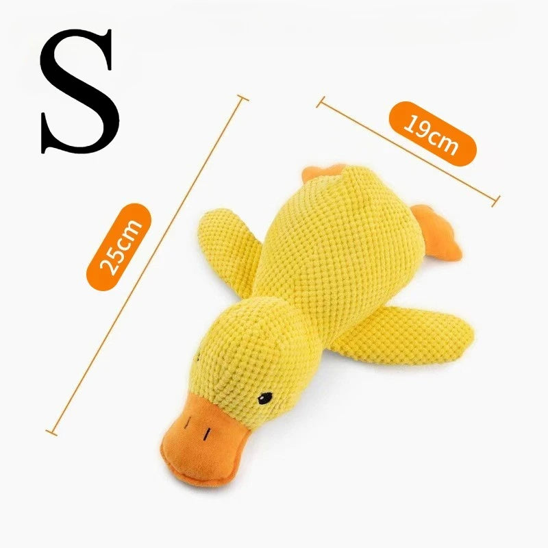 Squeaky Duck Dog Toy – Soft Plush Chew & Comfort Toy for Small & Large Dogs