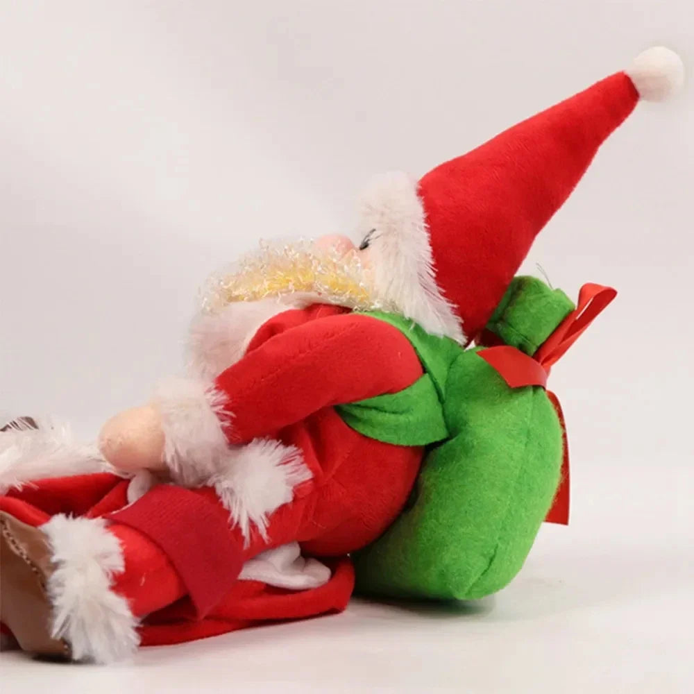 Santa Riding Dog Costume – Funny Christmas Pet Outfit