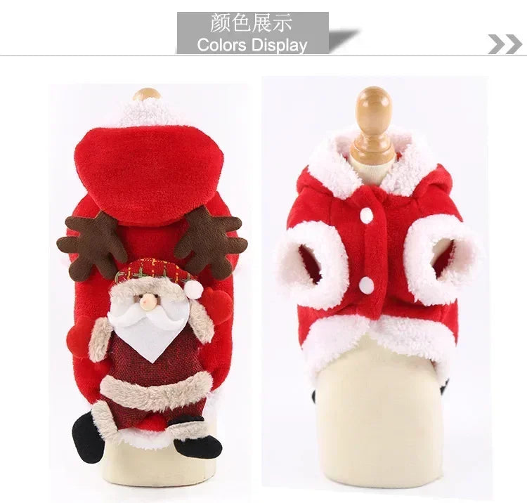 Christmas Tree Dog Hoodie – Festive Pet Outfit