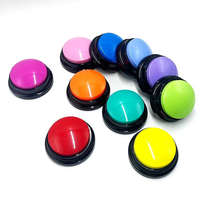 Recordable Dog Talking Button – Interactive Voice Training Toy for Dogs
