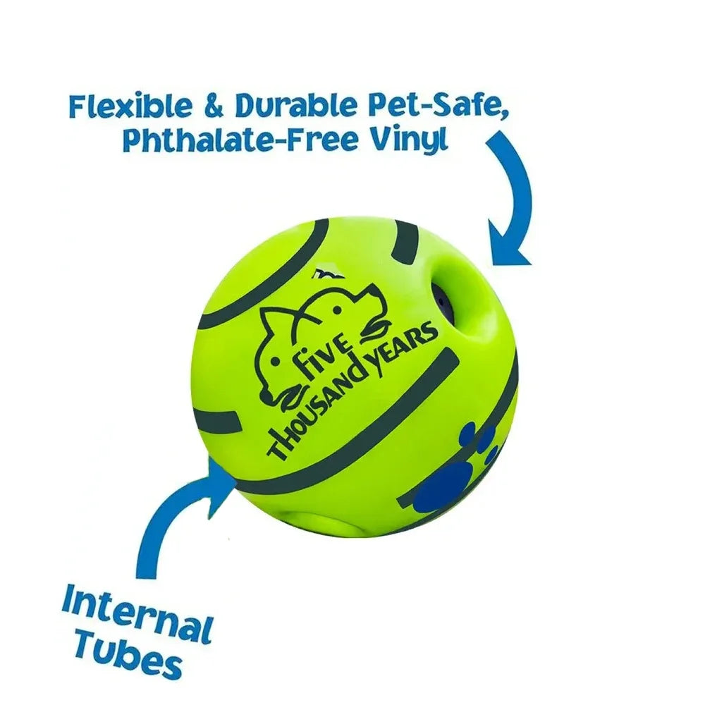 Interactive Giggle Dog Ball – No Battery Sound Toy for Mental Stimulation & Play