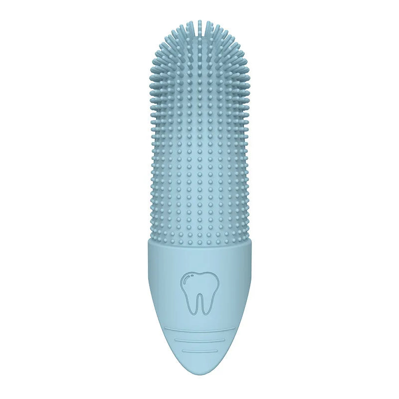 360° Silicone Dog Finger Toothbrush – Gentle Dental Cleaning Brush for Dogs & Cats