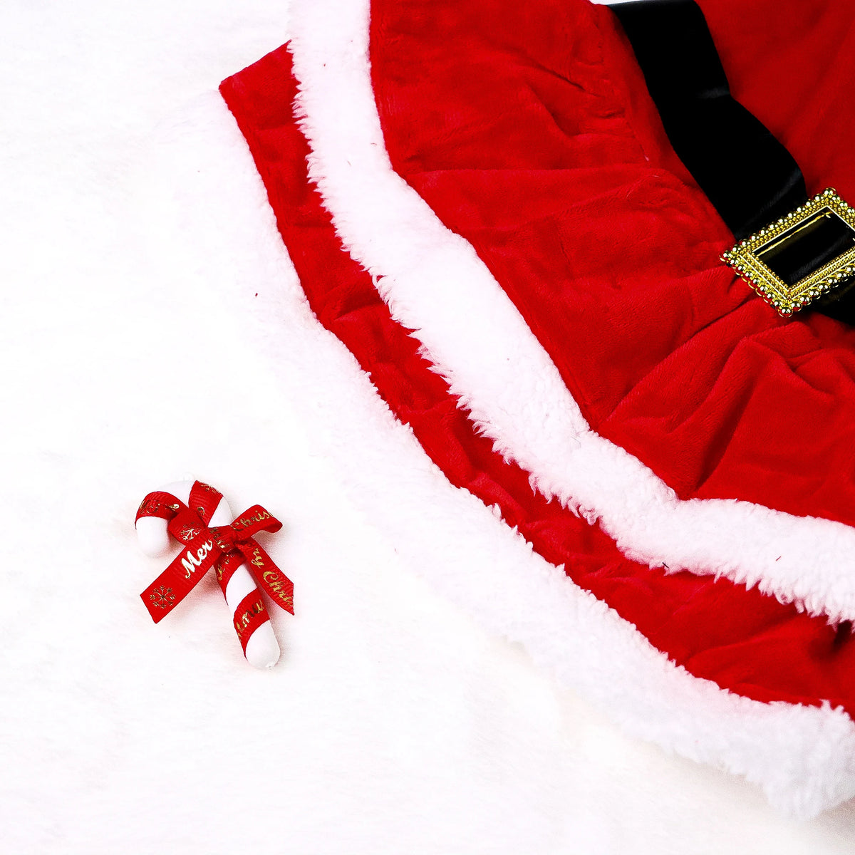 Santa Christmas Dog Dress – Red Festive Pet Outfit