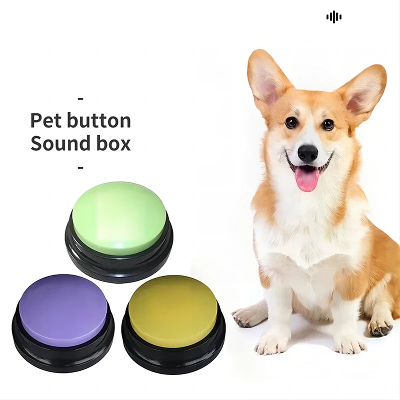 Recordable Dog Talking Button – Interactive Voice Training Toy for Dogs