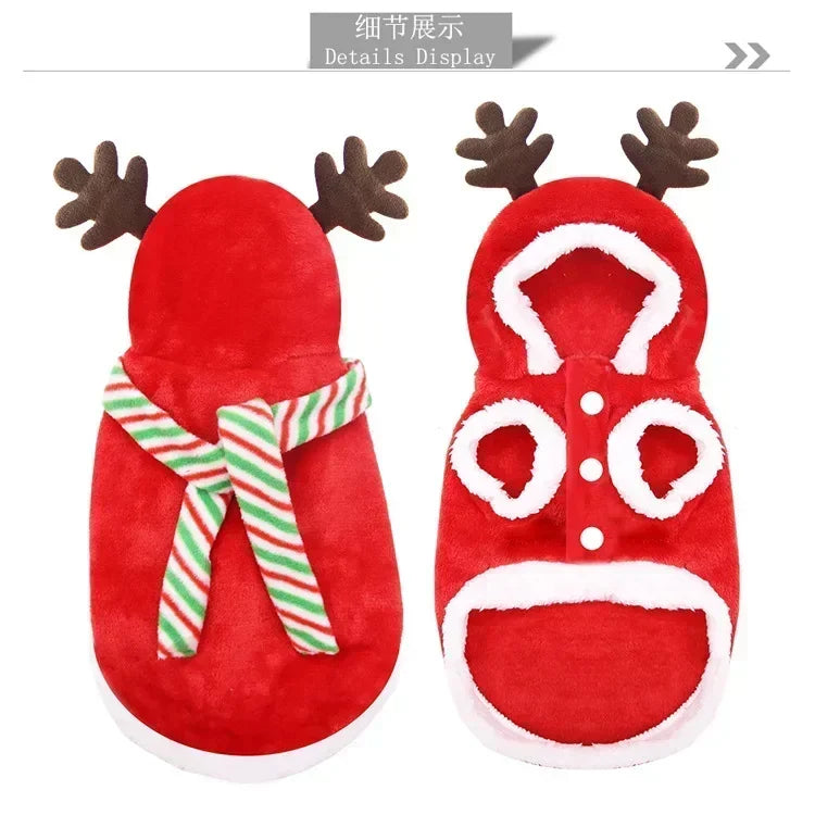 Christmas Tree Dog Hoodie – Festive Pet Outfit