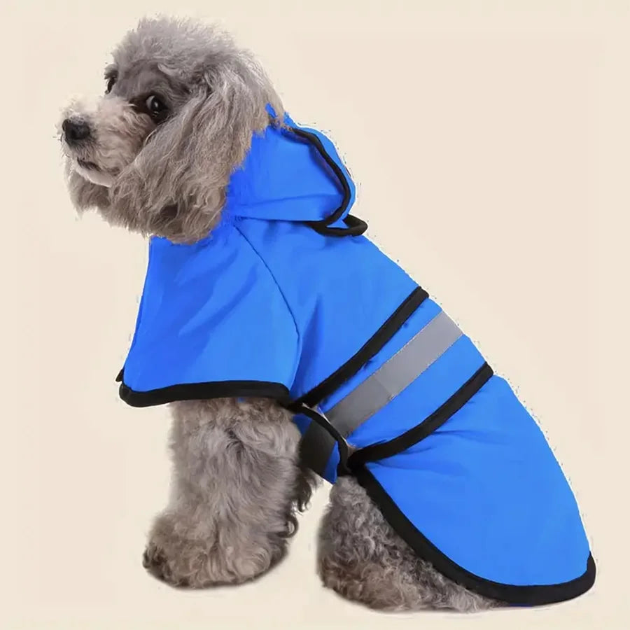 Waterproof Dog Raincoat – Adjustable Windproof Jacket for Small & Large Dogs (UK)