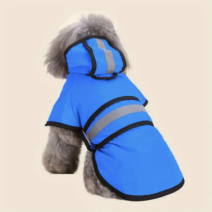 Waterproof Dog Raincoat – Adjustable Windproof Jacket for Small & Large Dogs (UK)