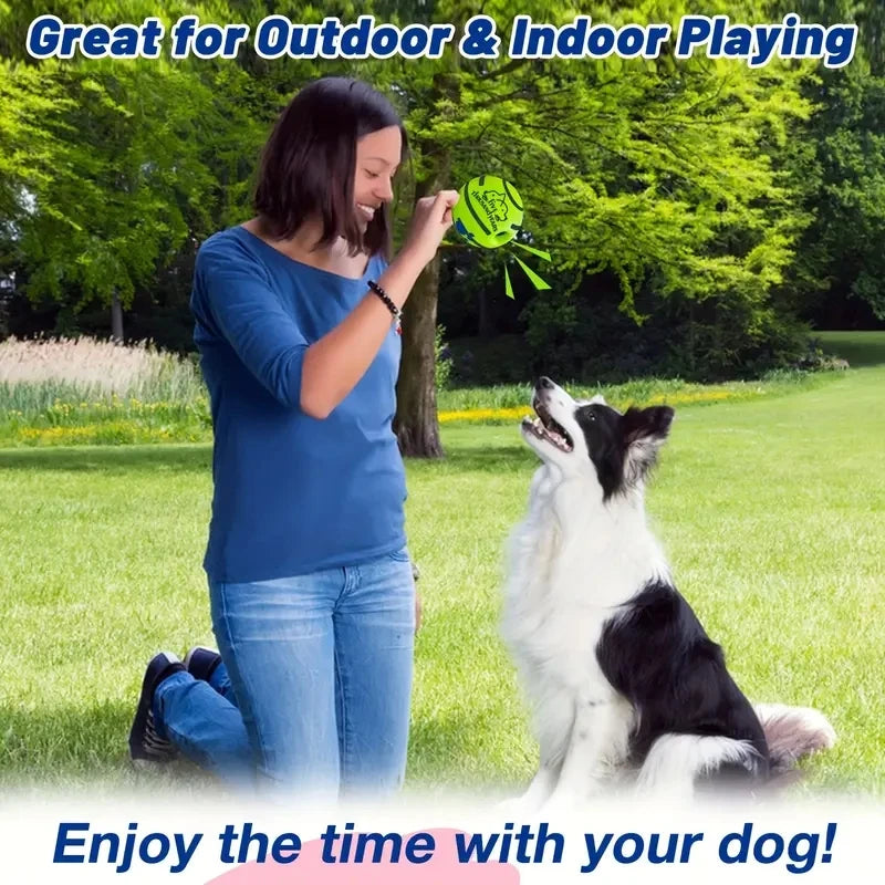 Interactive Giggle Dog Ball – No Battery Sound Toy for Mental Stimulation & Play