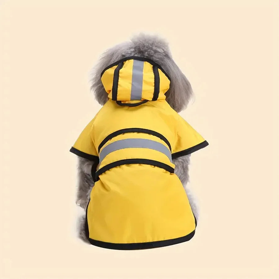 Waterproof Dog Raincoat – Adjustable Windproof Jacket for Small & Large Dogs (UK)