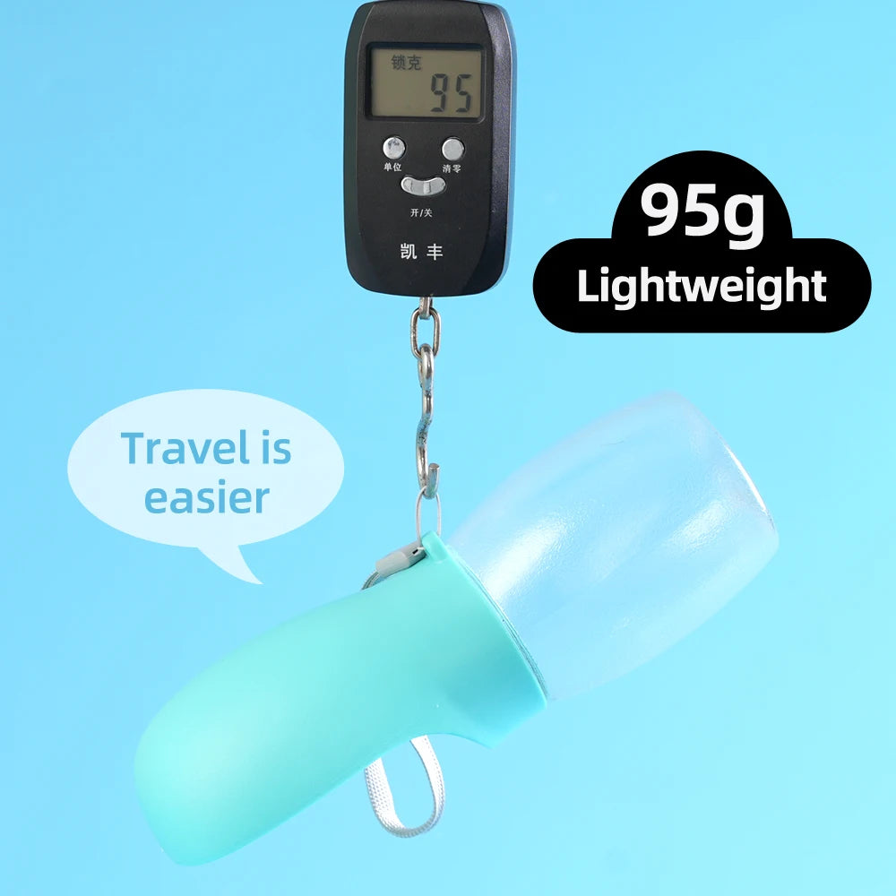 Portable Dog Water Bottle 300ml – Leakproof Travel Water Dispenser for Dogs & Cats