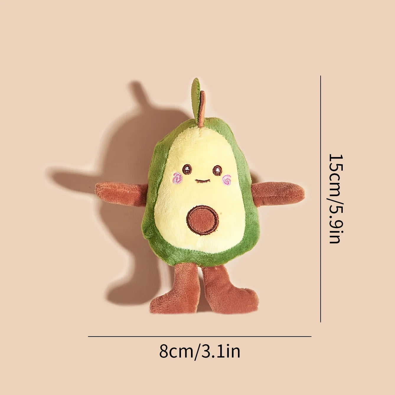 Squeaky Avocado Dog Toy – Soft Plush Comfort & Interactive Toy for Dogs