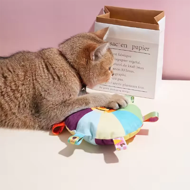 Squeaky Plush Dog Toy – Soft Cartoon Chew & Comfort Toy for Puppies and Small Dogs