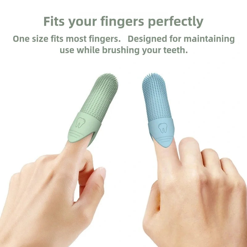 360° Silicone Dog Finger Toothbrush – Gentle Dental Cleaning Brush for Dogs & Cats
