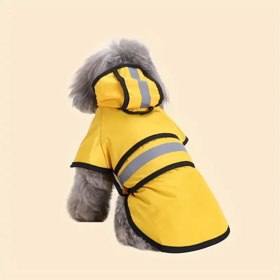 Waterproof Dog Raincoat – Adjustable Windproof Jacket for Small & Large Dogs (UK)