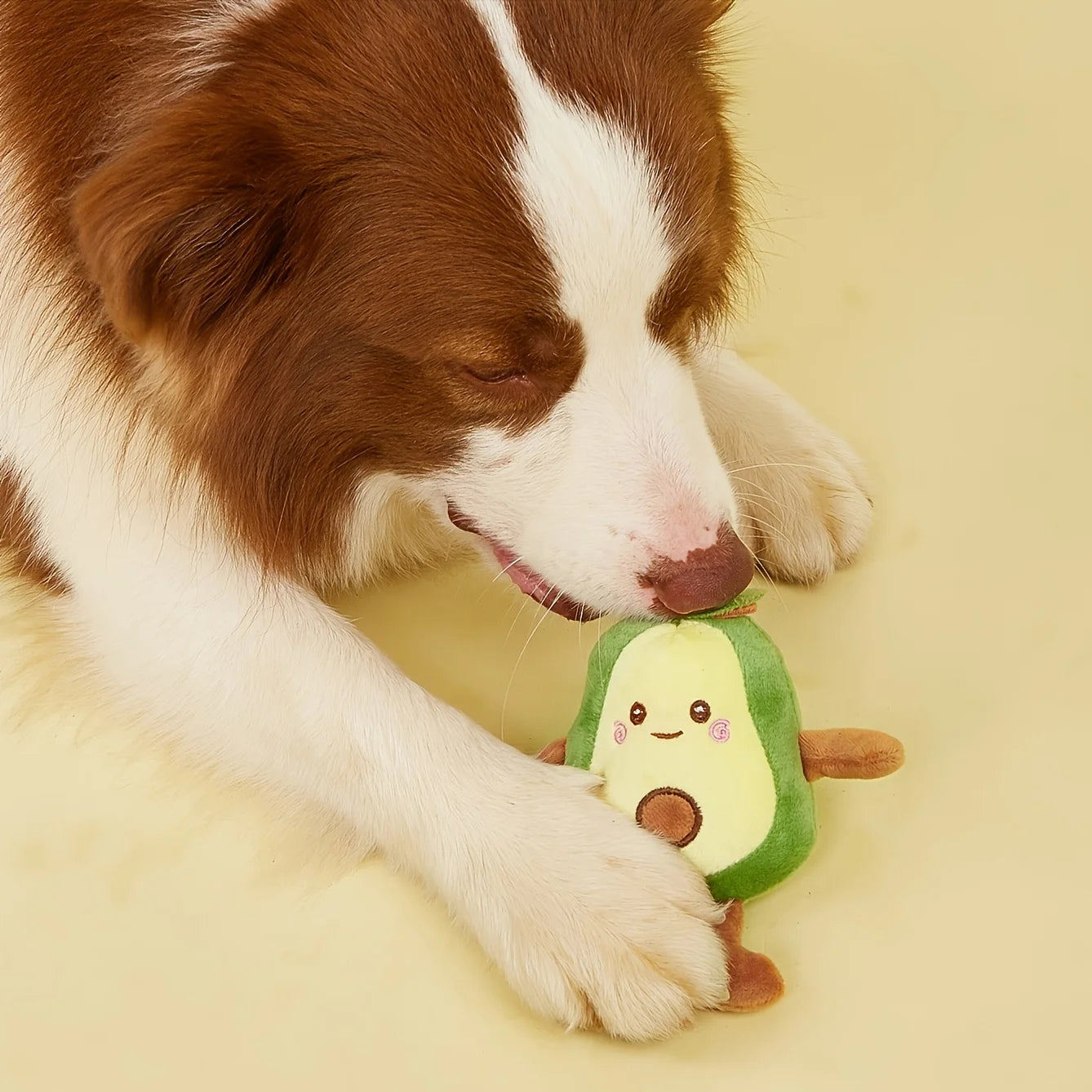 Squeaky Avocado Dog Toy – Soft Plush Comfort & Interactive Toy for Dogs