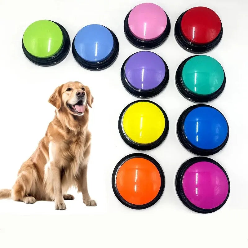 Recordable Dog Talking Button – Interactive Voice Training Toy for Dogs