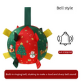 Christmas Squeaky Dog Toy Balls – 1 or 2 Pack