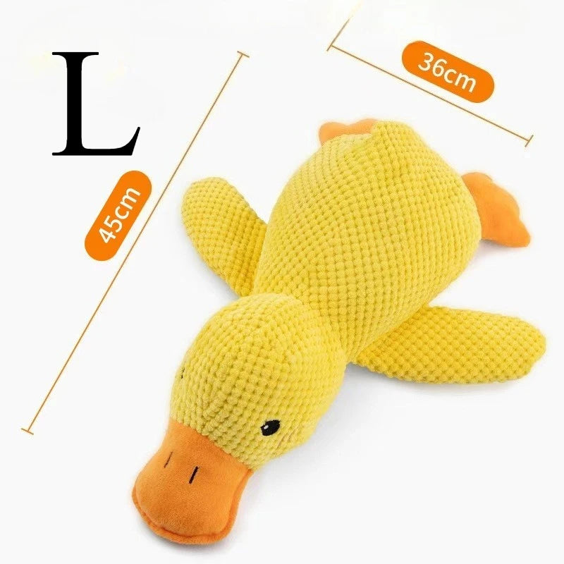 Squeaky Duck Dog Toy – Soft Plush Chew & Comfort Toy for Small & Large Dogs