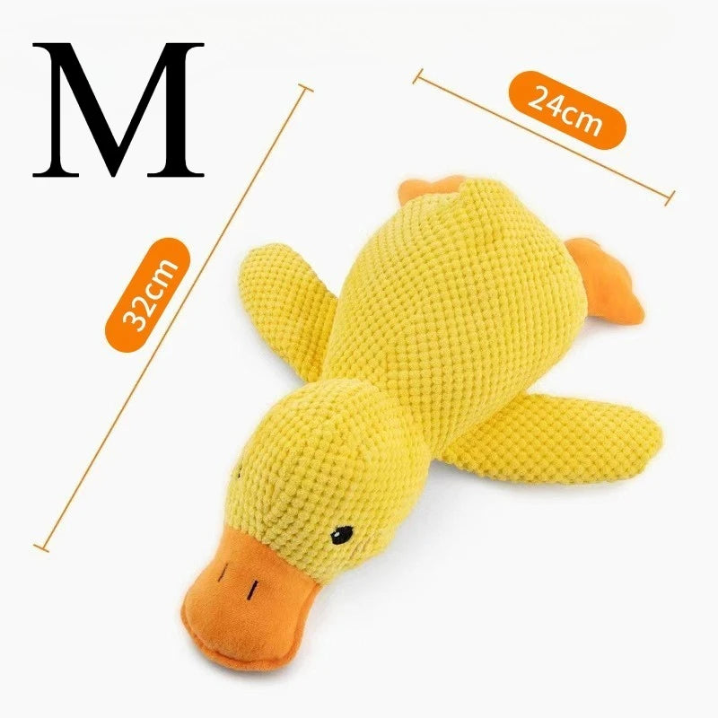 Squeaky Duck Dog Toy – Soft Plush Chew & Comfort Toy for Small & Large Dogs