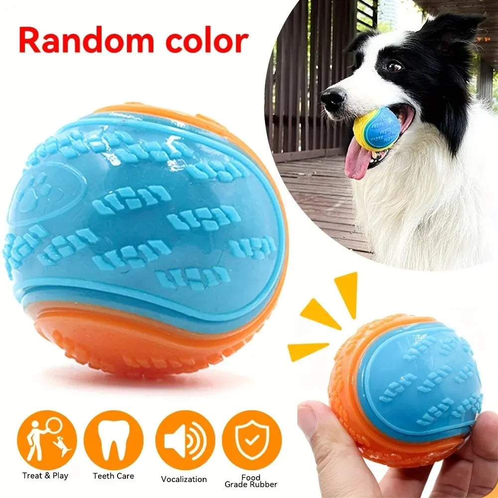 Durable Rubber Dog Ball – Tough Chew & Interactive Play Toy for Dogs