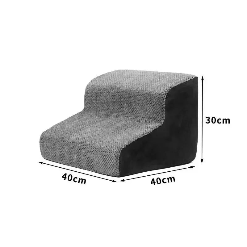 Memory Foam Dog Stairs – Easy Access Pet Steps for Beds & Sofas